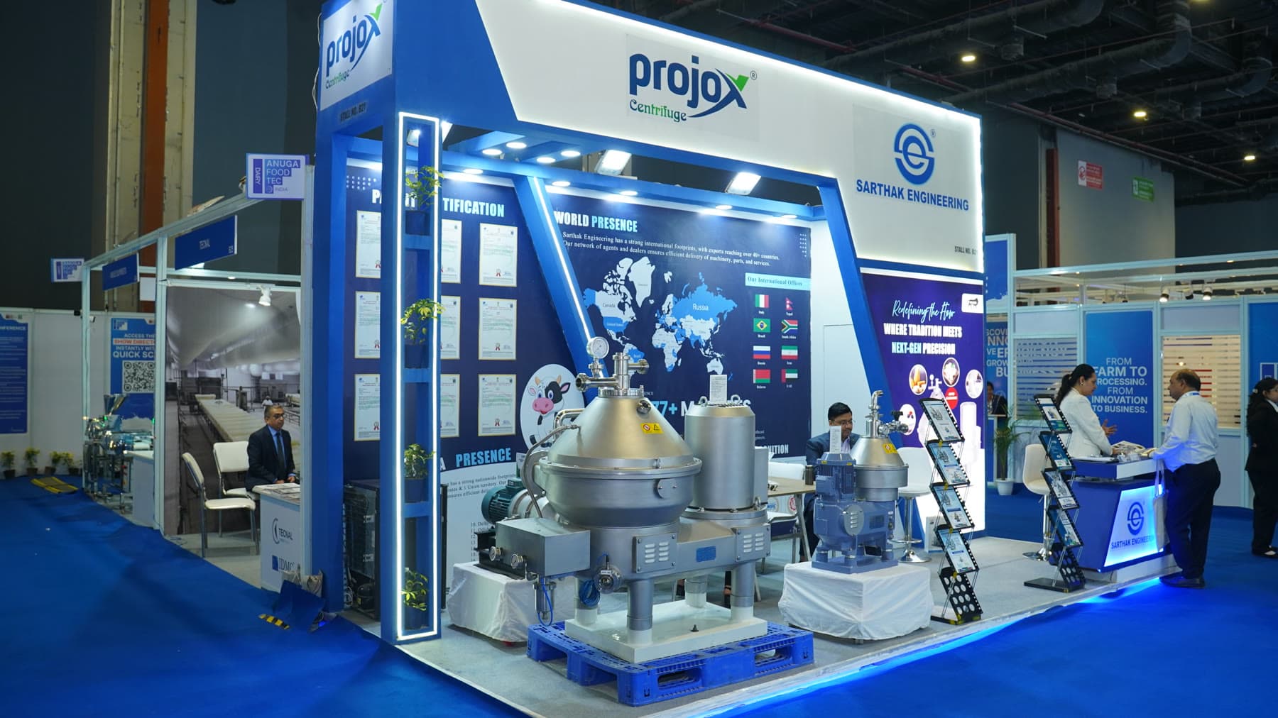 The floor — Anuga FoodTec India Dairy processing line